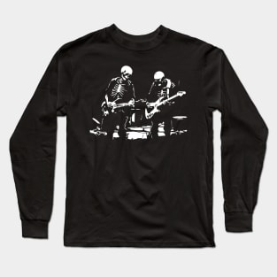 skeletons rock n roll Long Sleeve T-Shirt